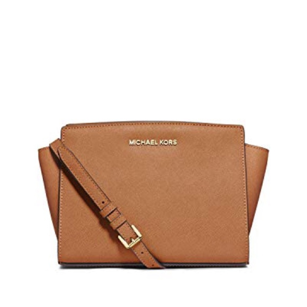 Michael Kors peanut Selma satchel w/ wallet